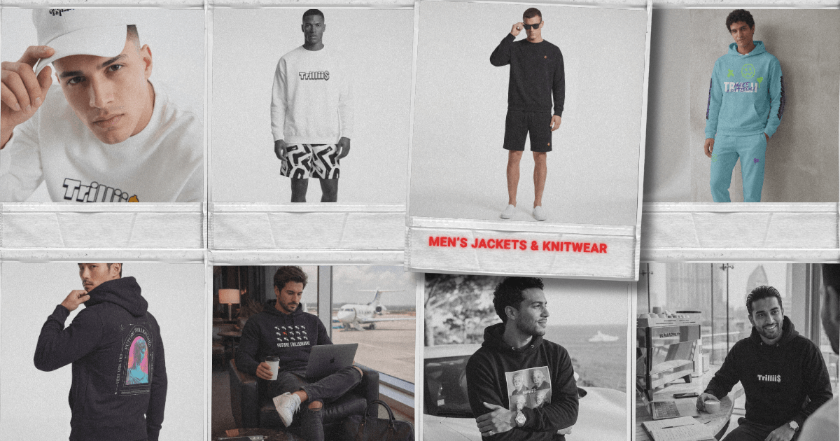 Men's Jackets & Knitwear - Trillii
