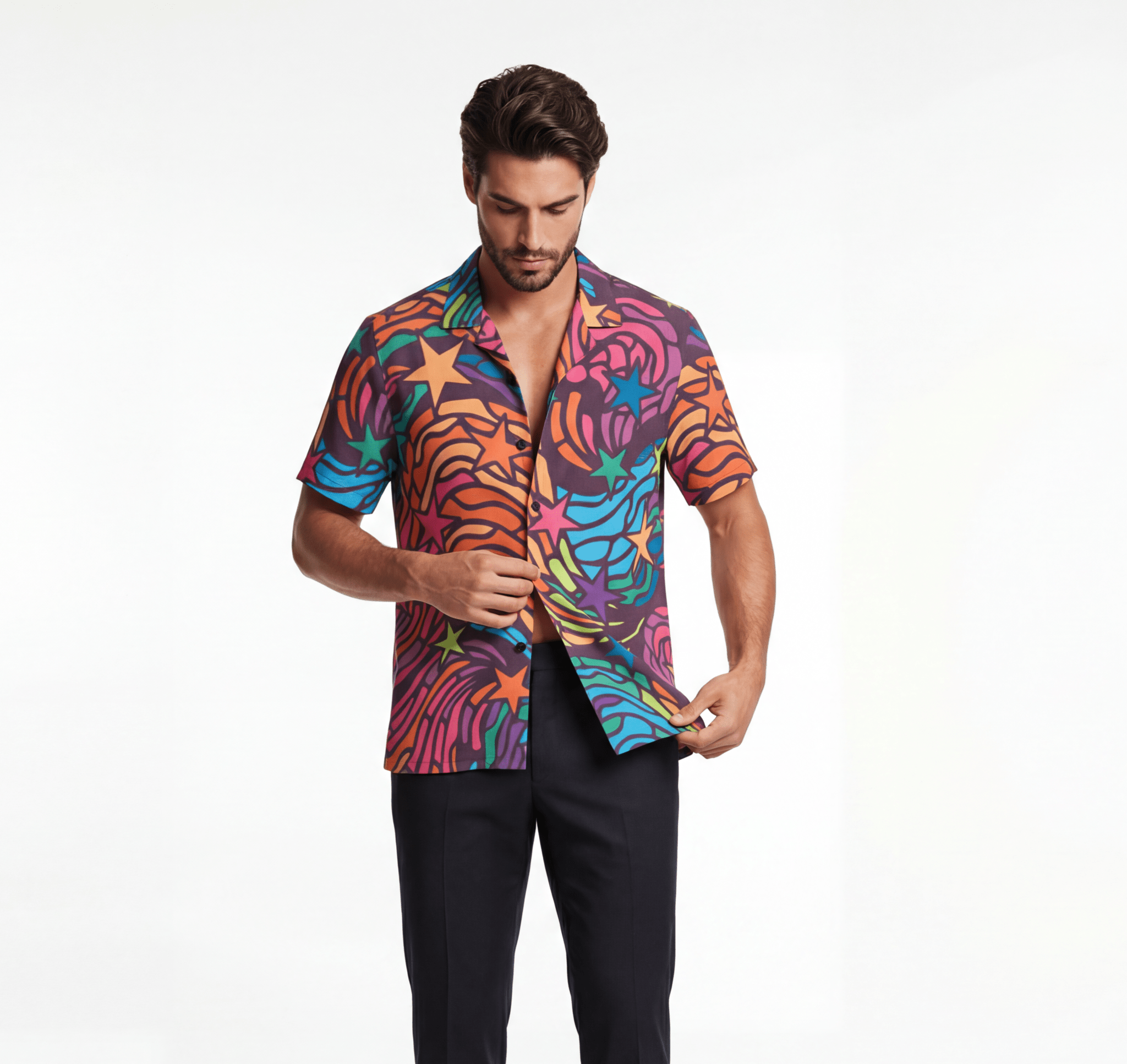 Another Galaxy (Button Shirt - FB0063) - Trillii