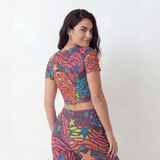 Another Galaxy (Crop T-shirt - FB0063) - Trillii