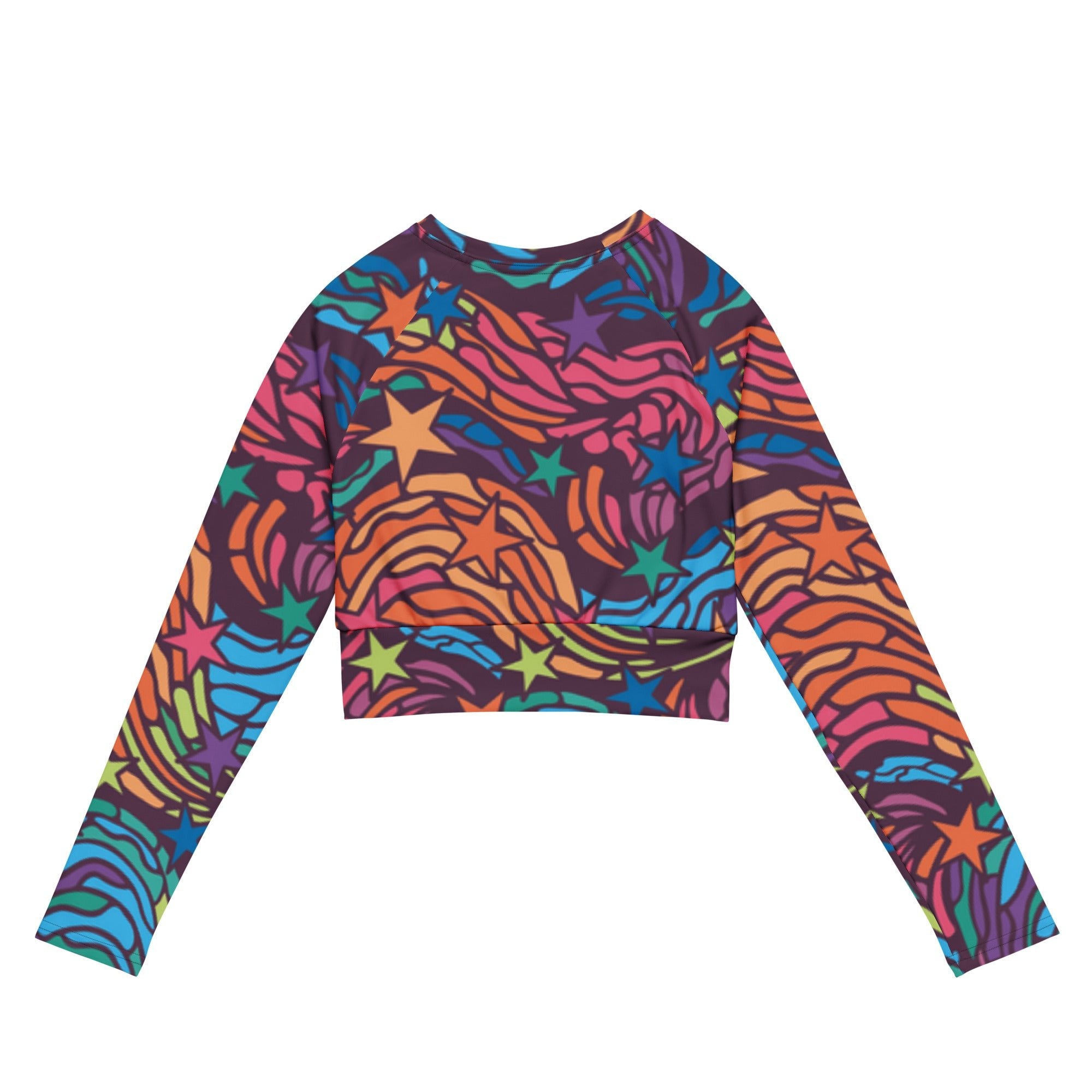 Another Galaxy (Long - sleeve Crop Top - FB0063) - Trillii