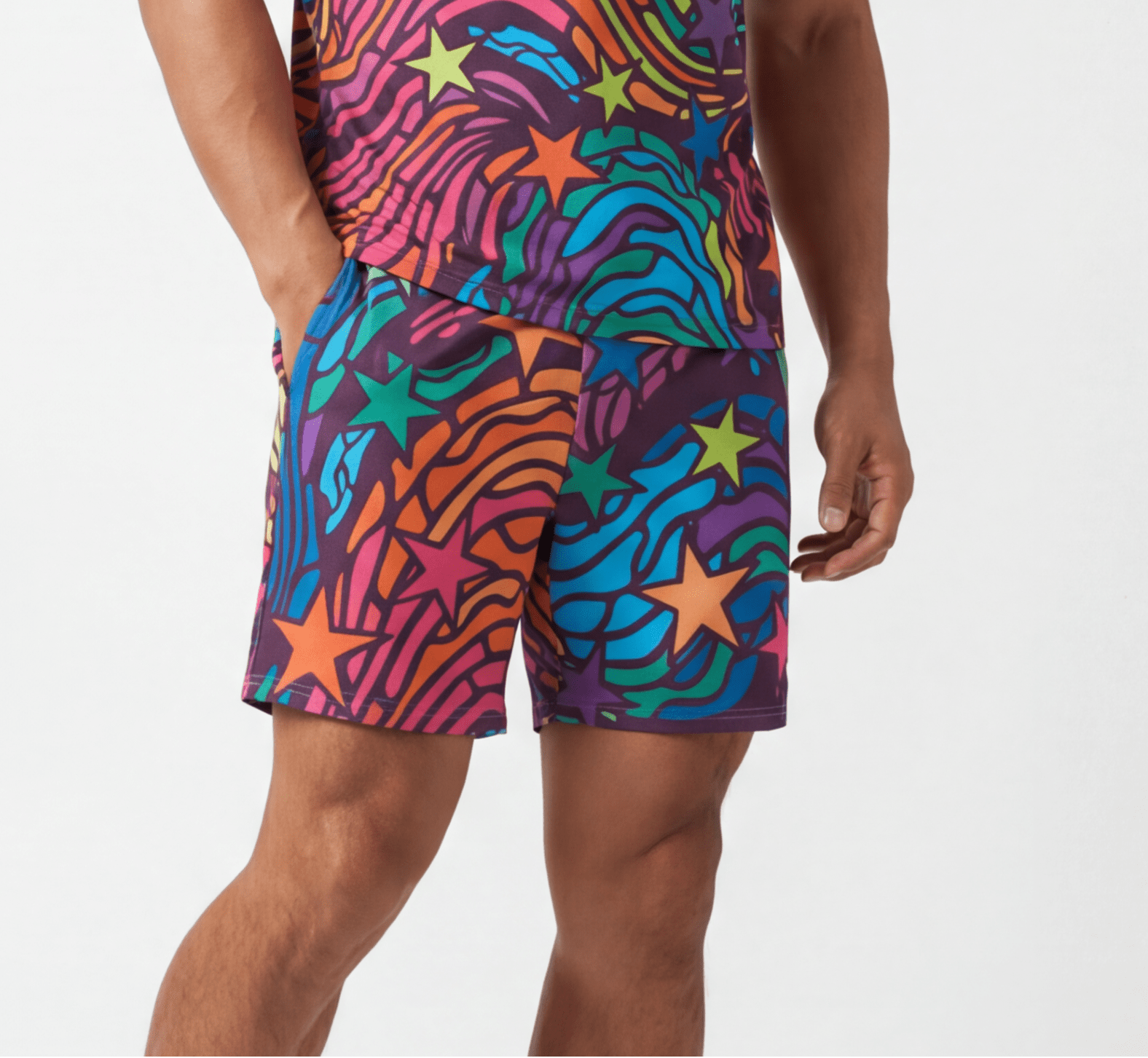 Another Galaxy (Men's Shorts - FB0063) - Trillii