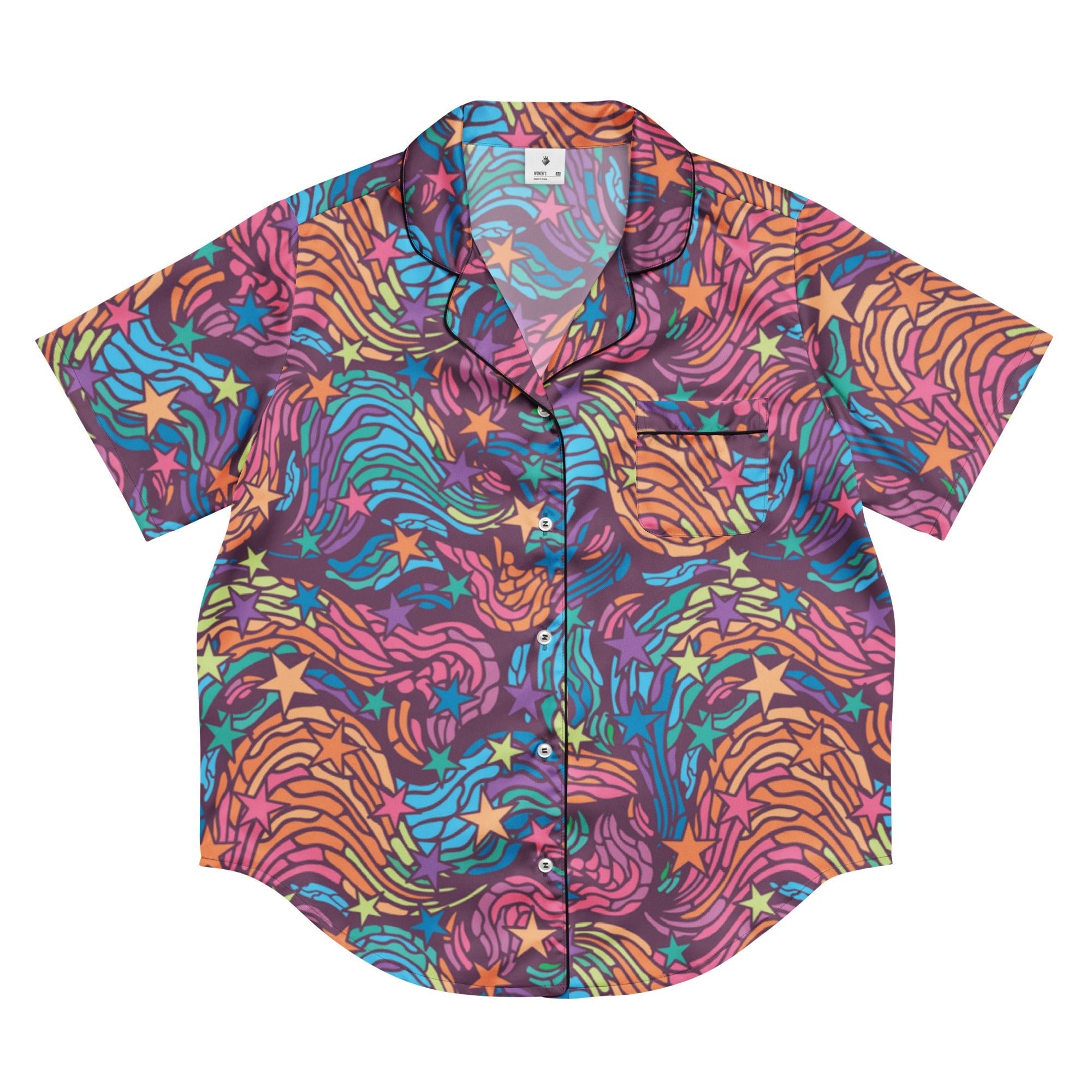 Another Galaxy (Pajama Shirt (Short) - FB0063) - Trillii