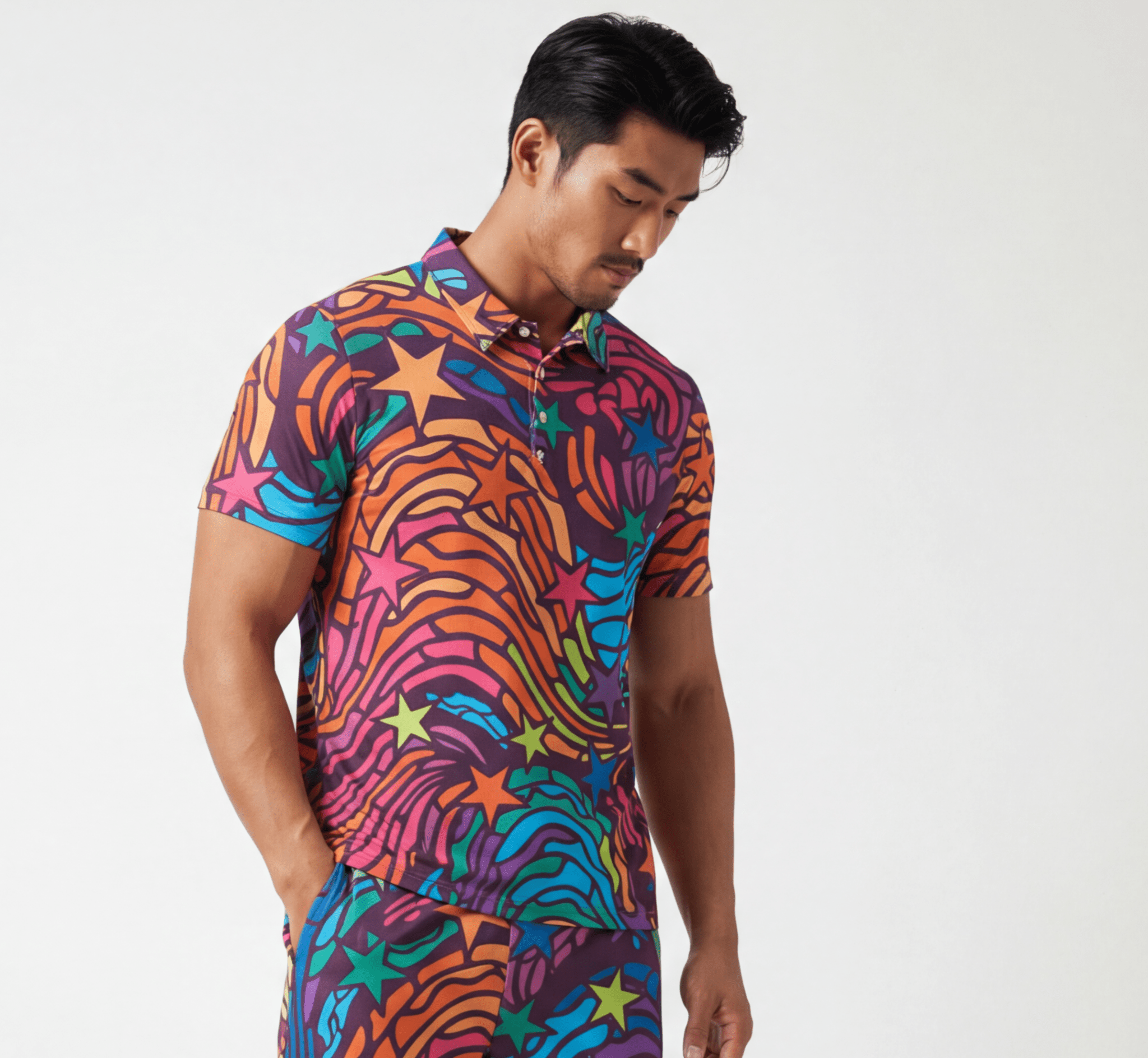 Another Galaxy (Slim Fit Polo - FB0063) - Trillii