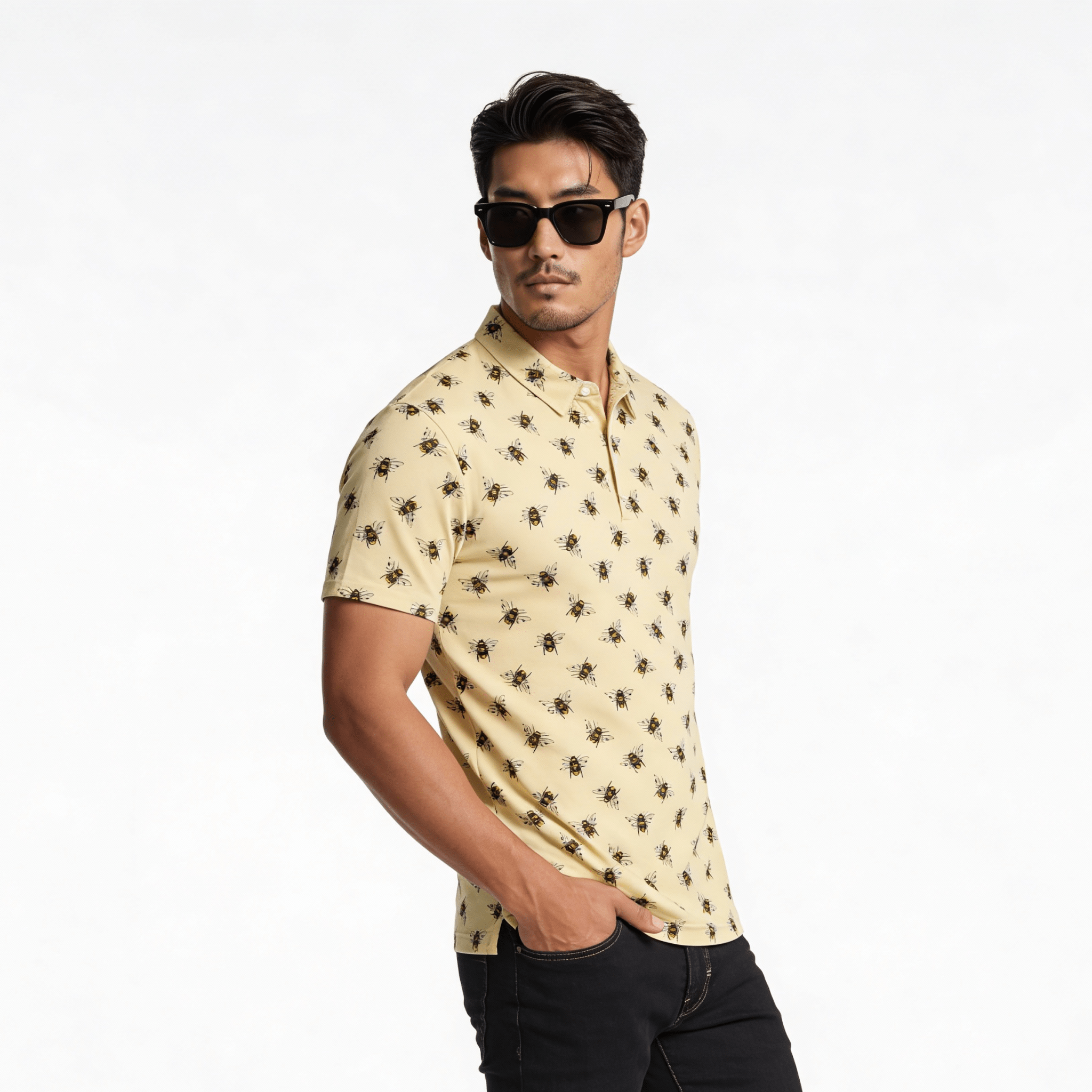 Beesness (Slim Fit Polo - FB0064) - Trillii