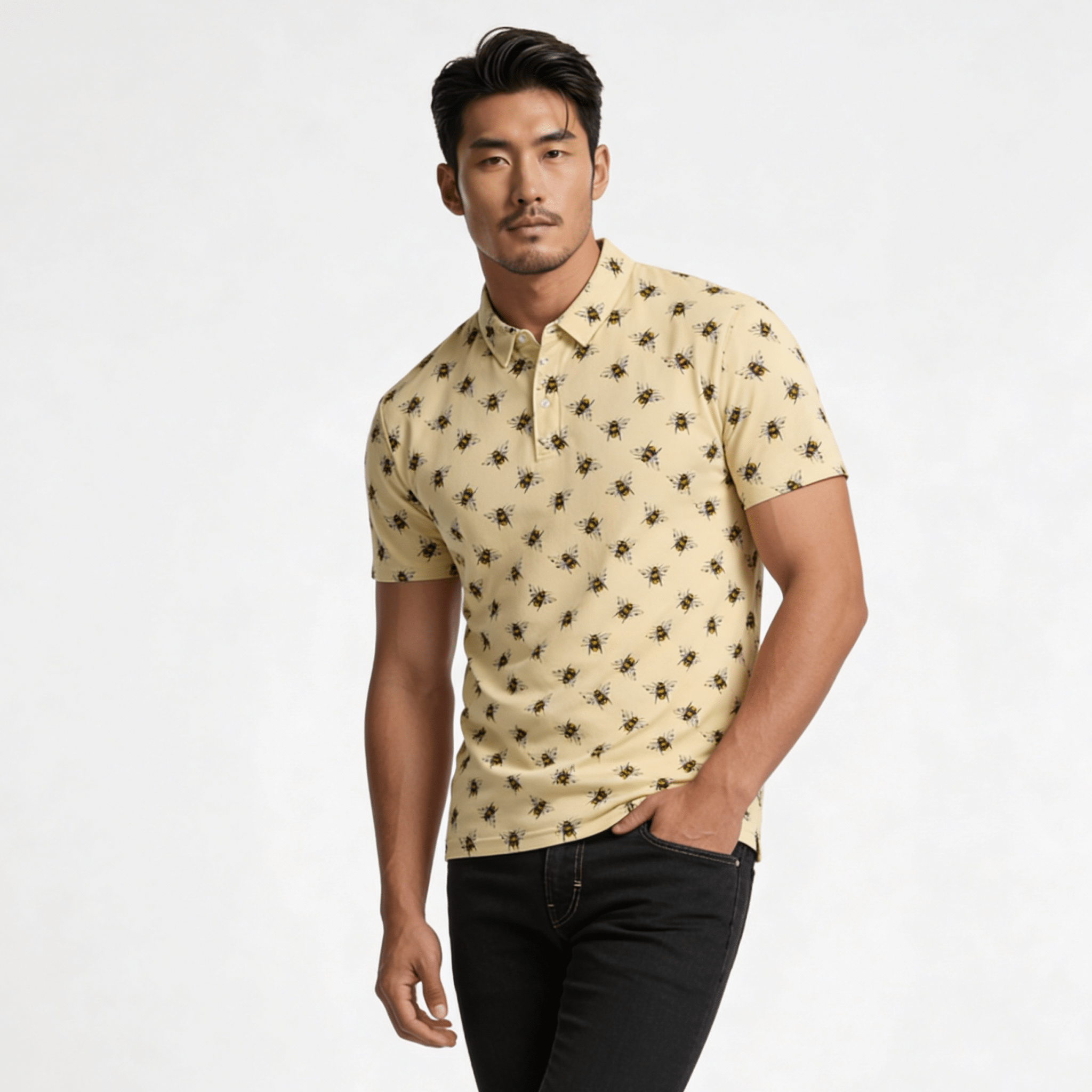Beesness (Slim Fit Polo - FB0064) - Trillii