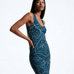 Botanical Energy (Bodycon Dress - FB0017) - Trillii