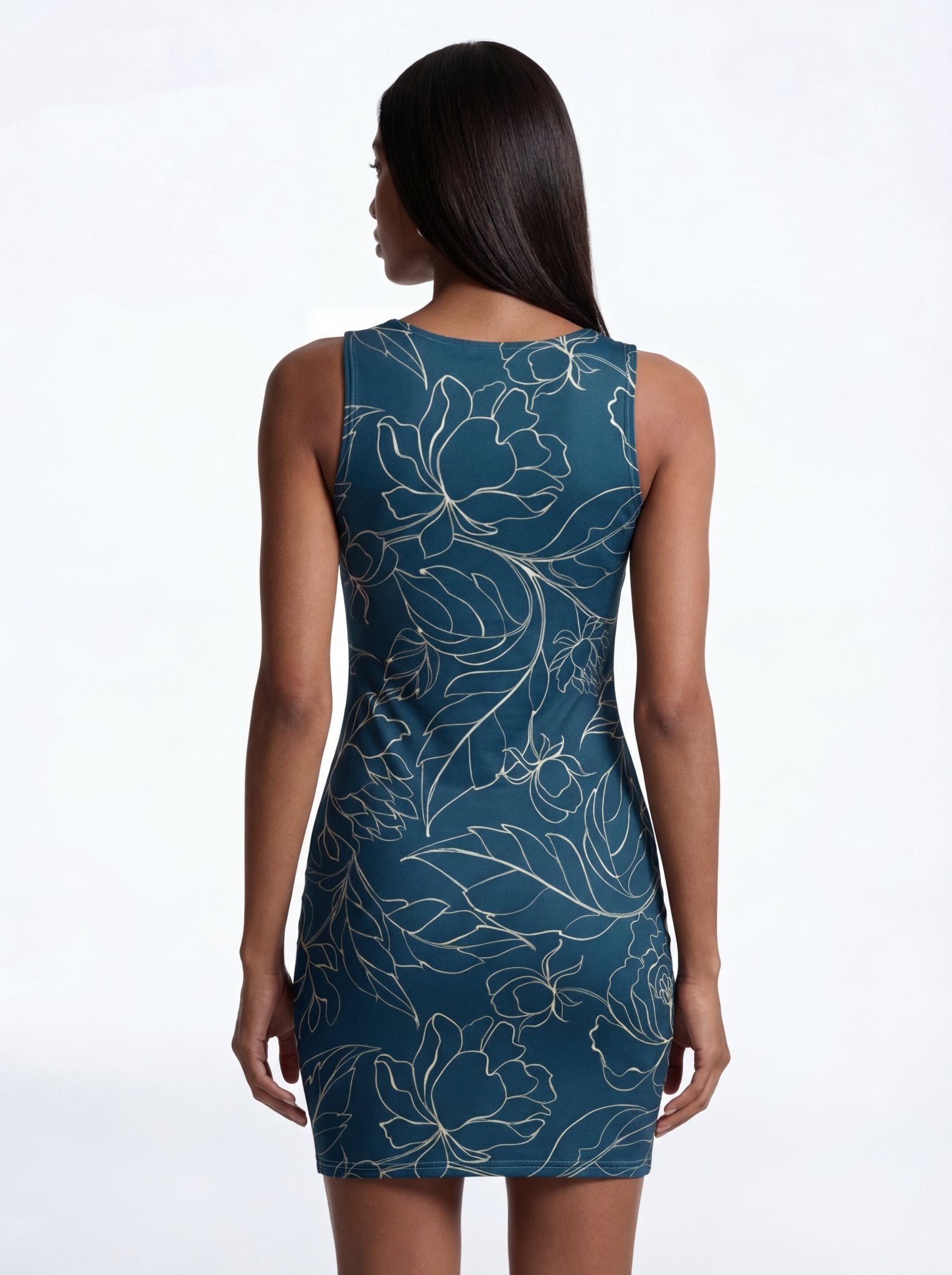 Botanical Energy (Bodycon Dress - FB0017) - Trillii