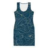 Botanical Energy (Bodycon Dress - FB0017) - Trillii