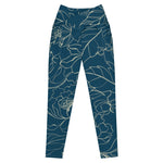 Botanical Energy (Crossover Leggings w/pockets - FB0017) - Trillii