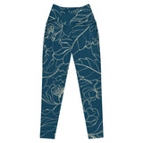 Botanical Energy (Crossover Leggings w/pockets - FB0017) - Trillii