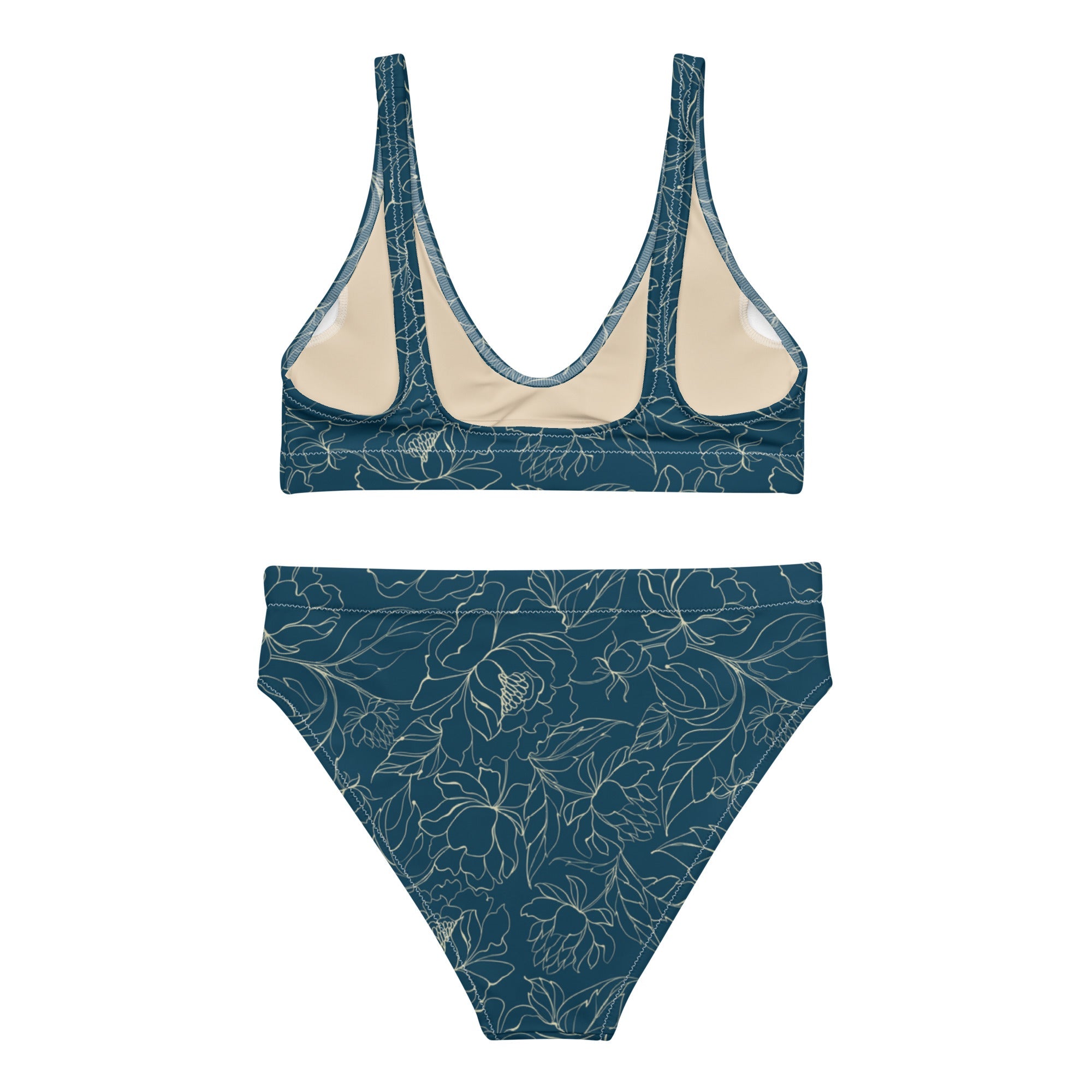 Botanical Energy (High Waisted Bikini - FB0017) - Trillii