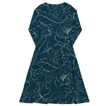 Botanical Energy (Midi Dress - FB0017) - Trillii