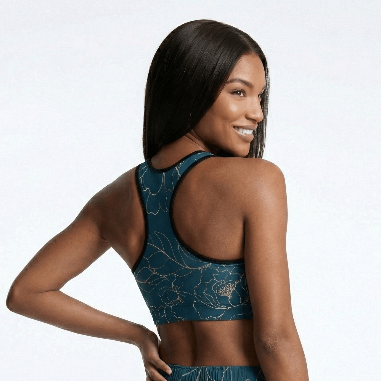 Botanical Energy (Padded Sports Bra - FB0017) - Trillii