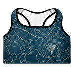 Botanical Energy (Padded Sports Bra - FB0017) - Trillii