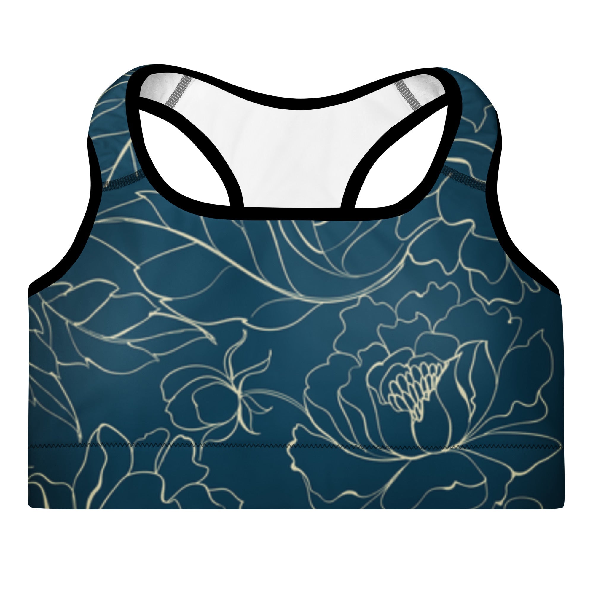 Botanical Energy (Padded Sports Bra - FB0017) - Trillii
