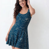 Botanical Energy (Skater Dress - FB0017) - Trillii