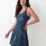 Botanical Energy (Skater Dress - FB0017) - Trillii