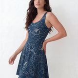 Botanical Energy (Skater Dress - FB0017) - Trillii