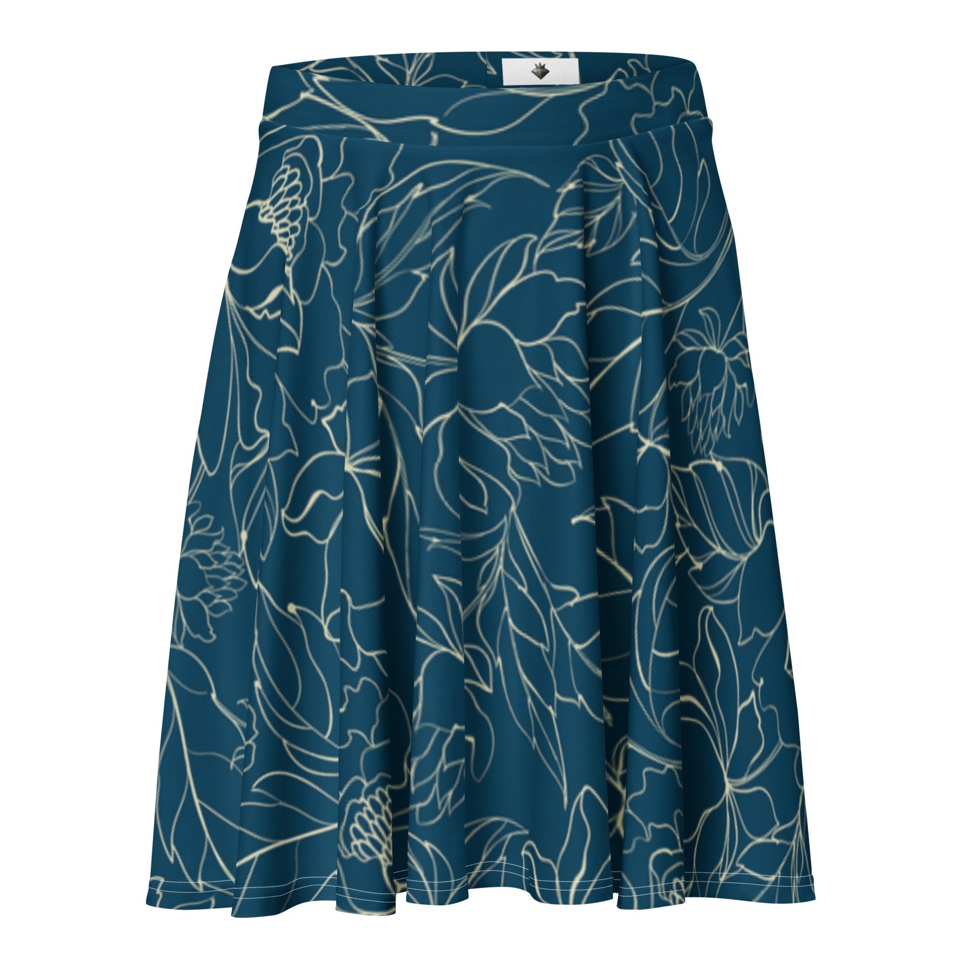 Botanical Energy (Skater Skirt - FB0017) - Trillii