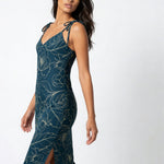Botanical Energy (Slip Dress - FB0017) - Trillii