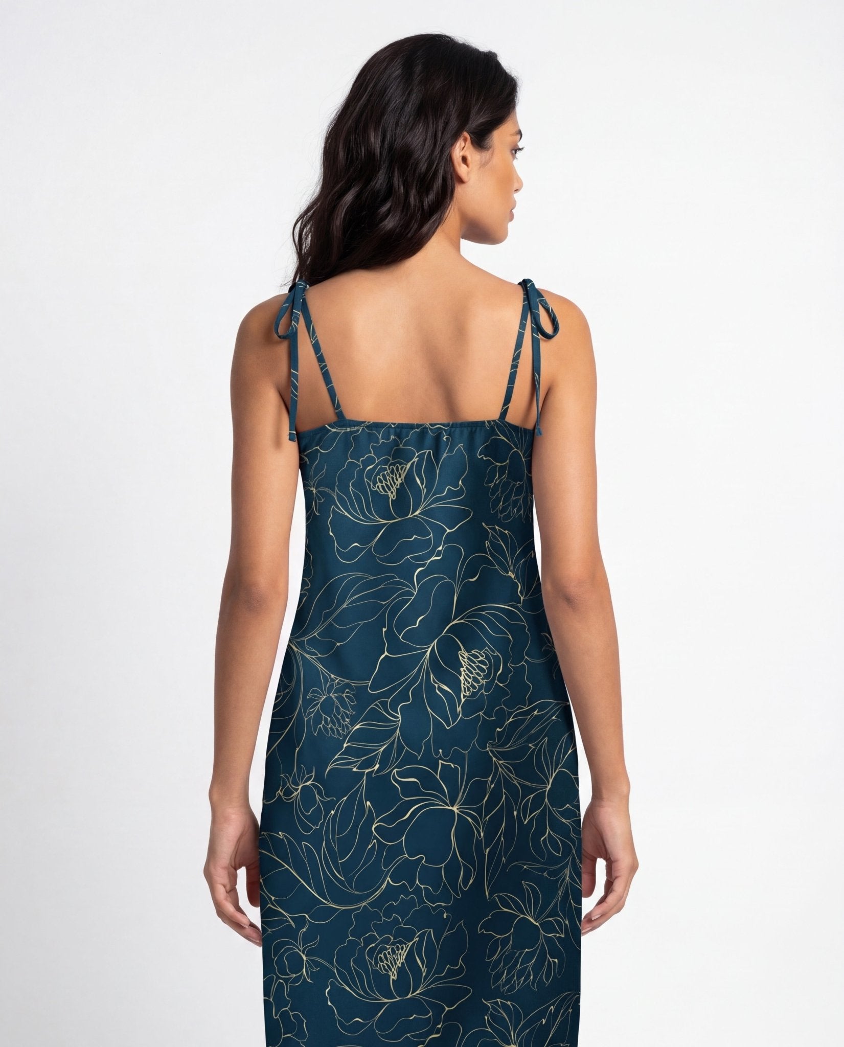 Botanical Energy (Slip Dress - FB0017) - Trillii