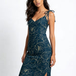Botanical Energy (Slip Dress - FB0017) - Trillii