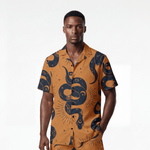 Celestial Snake (Button Shirt - FB0098) - Trillii