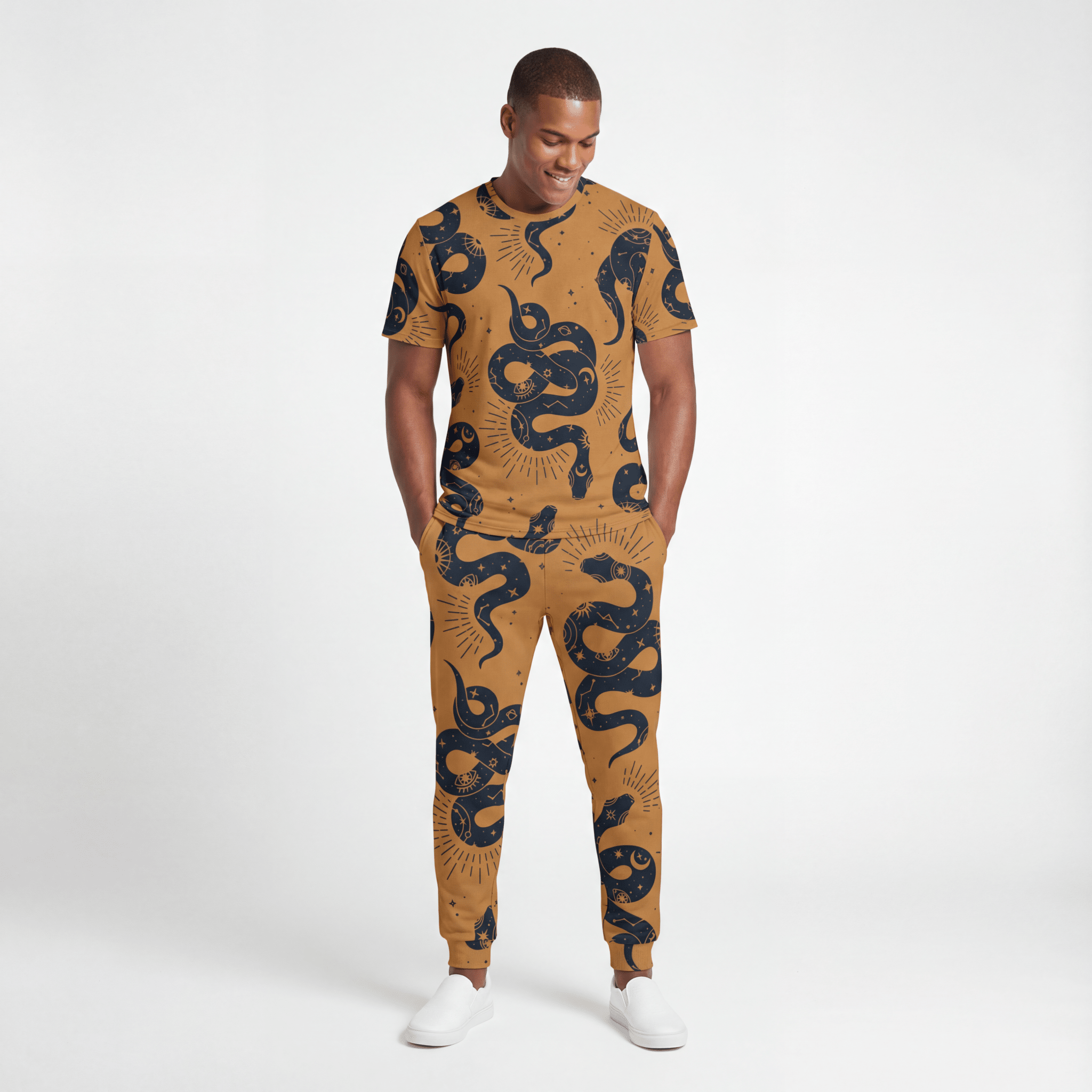 Celestial Snake (Men's Joggers - FB0098) - Trillii