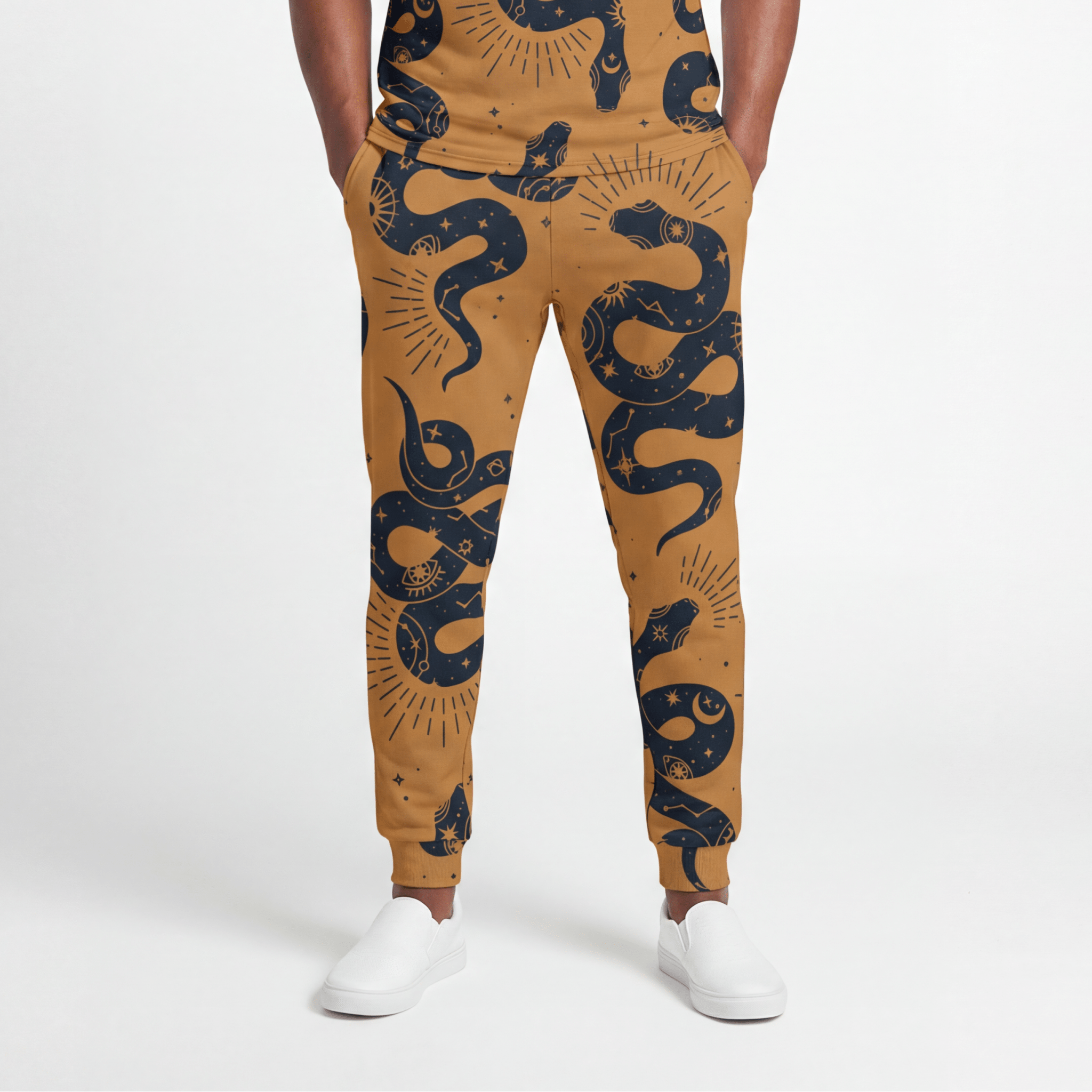 Celestial Snake (Men's Joggers - FB0098) - Trillii