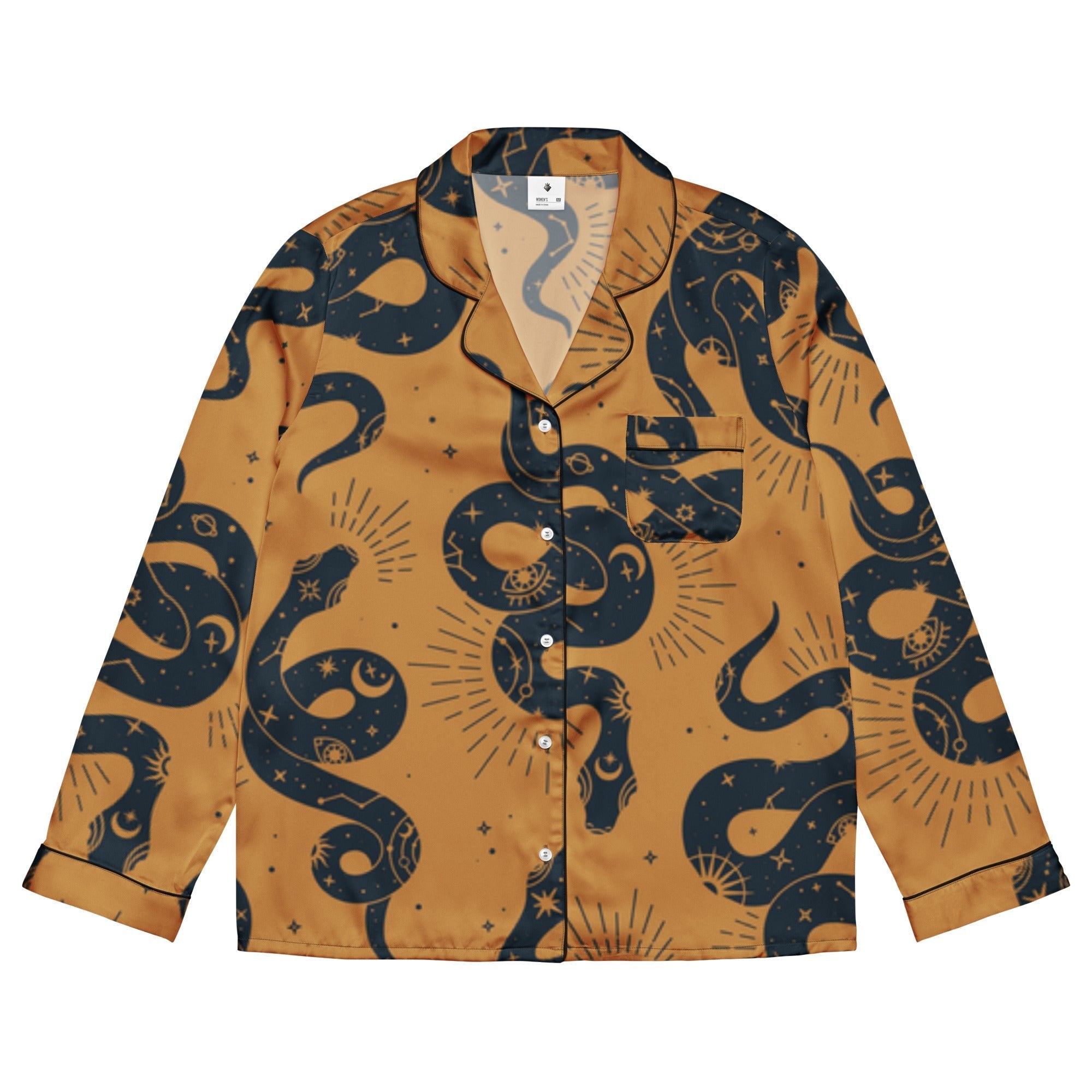 Celestial Snake (Pajama Shirt (Long) - FB0098) - Trillii