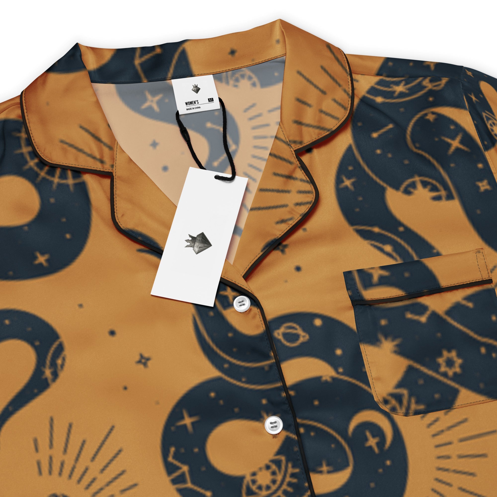 Celestial Snake (Pajama Shirt (Long) - FB0098) - Trillii