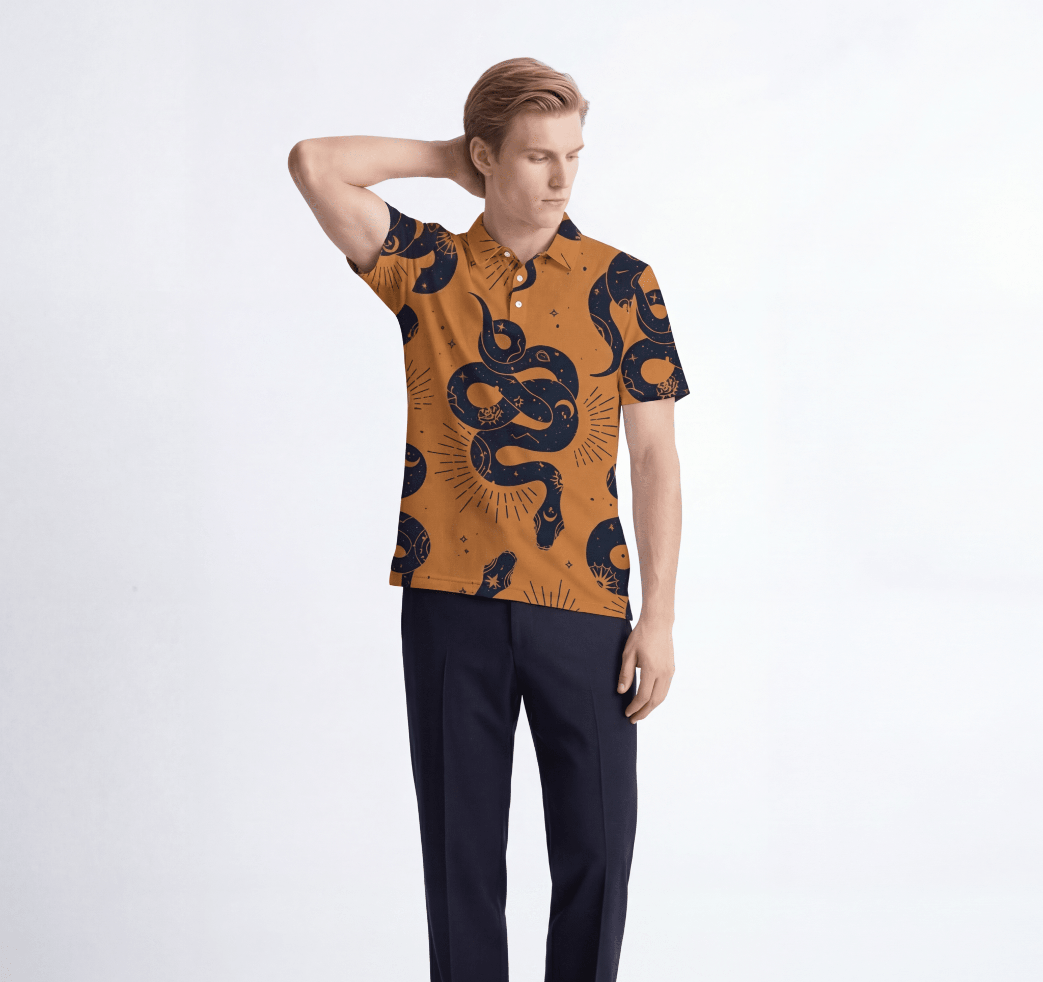 Celestial Snake (Slim Fit Polo - FB0098) - Trillii