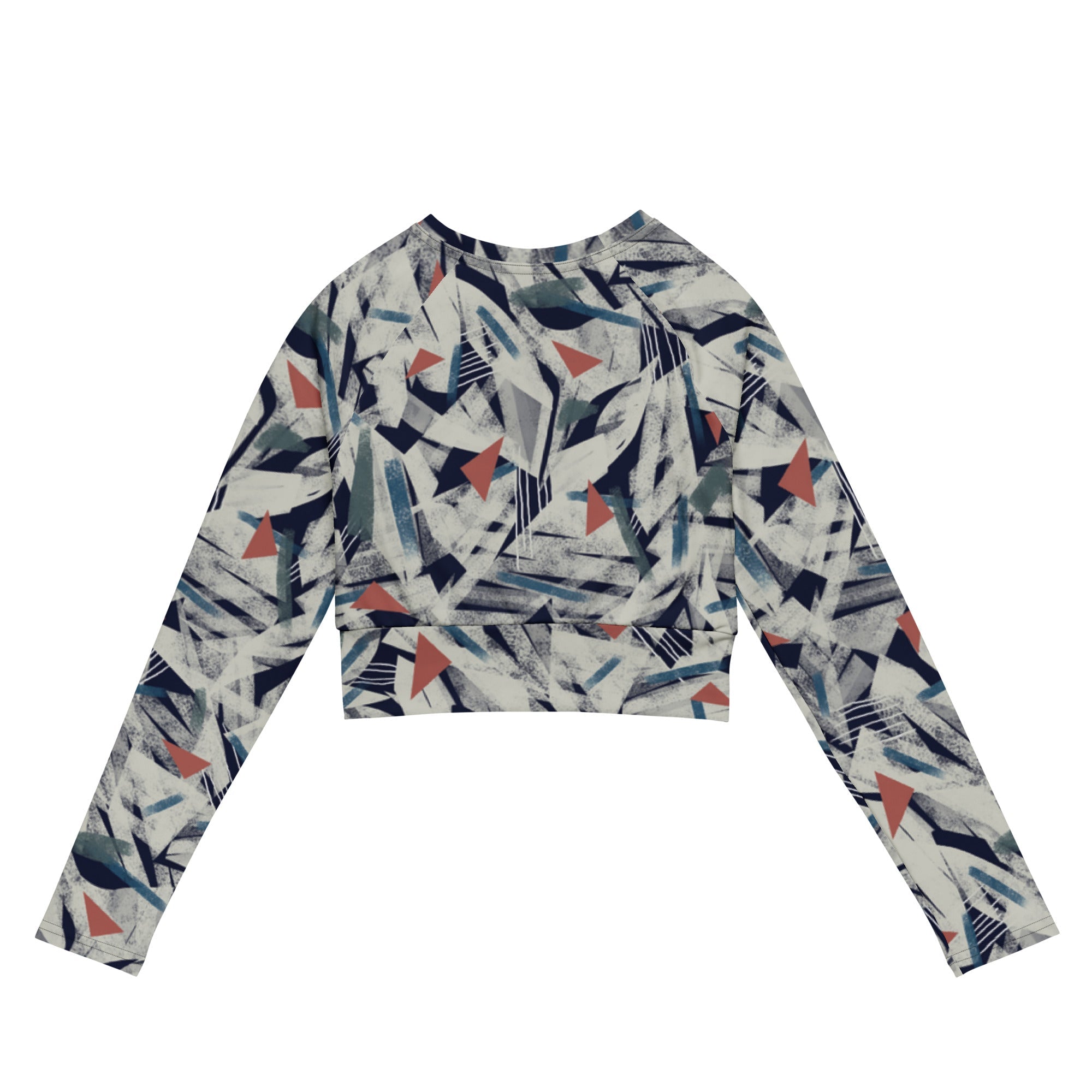 Controlled Disaster (Long - sleeve Crop Top - FB0145) - Trillii