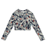 Controlled Disaster (Long - sleeve Crop Top - FB0145) - Trillii