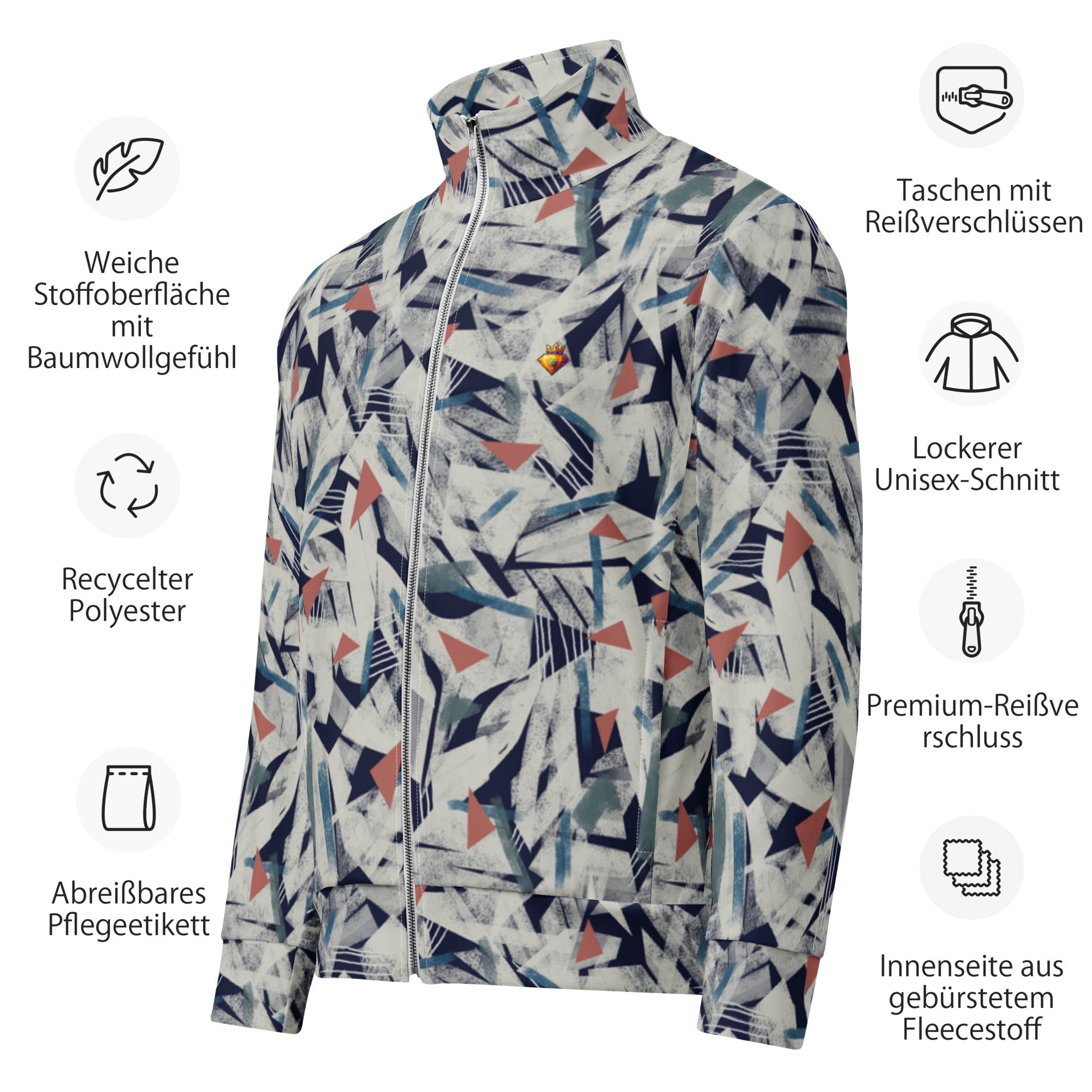 Controlled Disaster (Unisex Track Jacket - FB0145) - Trillii