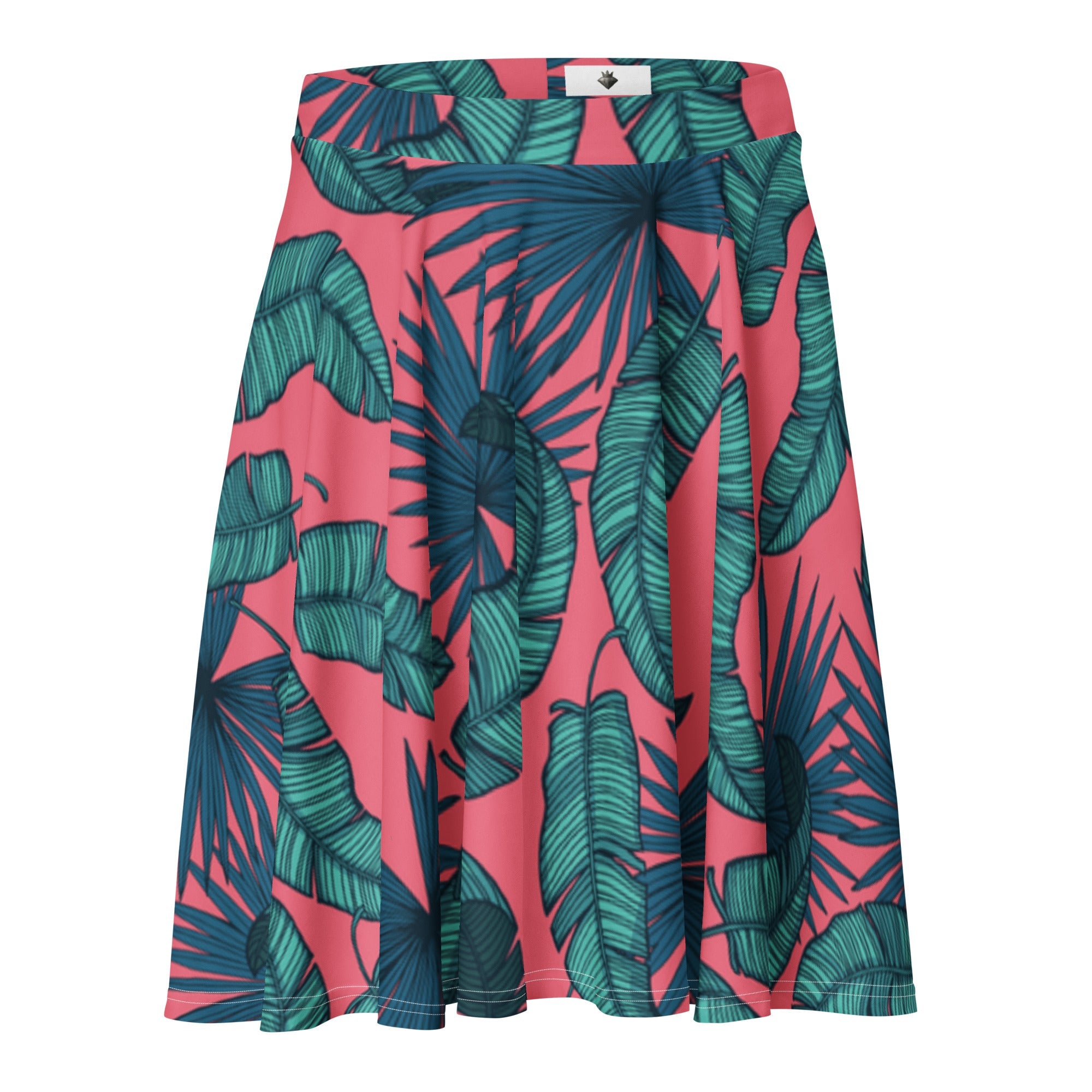Crimson Feather (Skater Skirt - FB0084) - Trillii