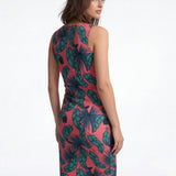 Crimson Feathers (Bodycon Dress - FB0084) - Trillii