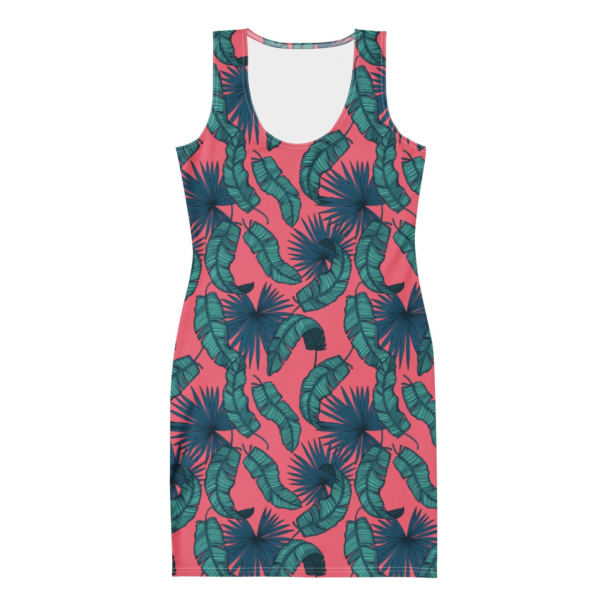 Crimson Feathers (Bodycon Dress - FB0084) - Trillii