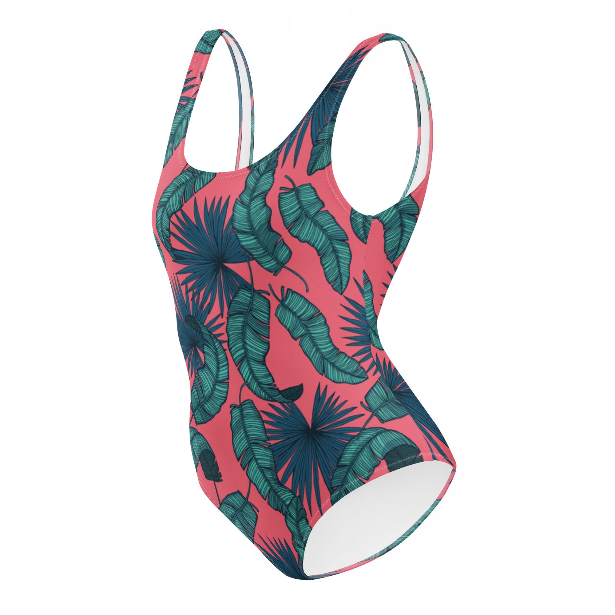 Crimson Feathers (One - Piece Swimsuit - FB0084) - Trillii