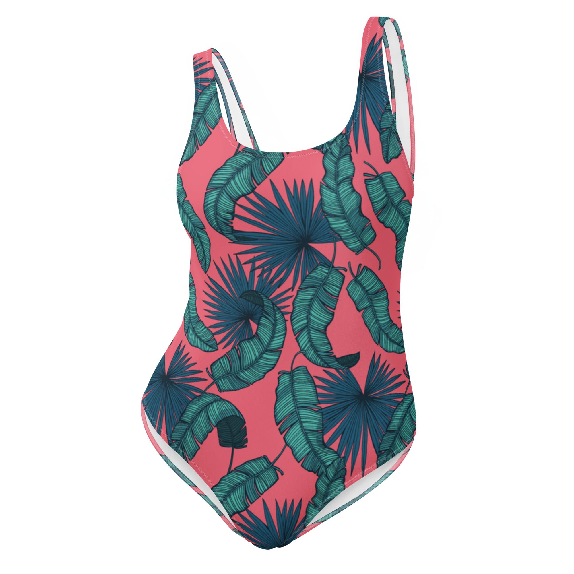 Crimson Feathers (One - Piece Swimsuit - FB0084) - Trillii