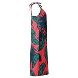 Crimson Feathers (Slip Dress - FB0084) - Trillii