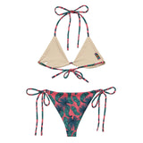 Crimson Feathers (String Bikini - FB0084) - Trillii