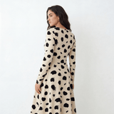 Dalmatian (Midi Dress - FB0079) - Trillii