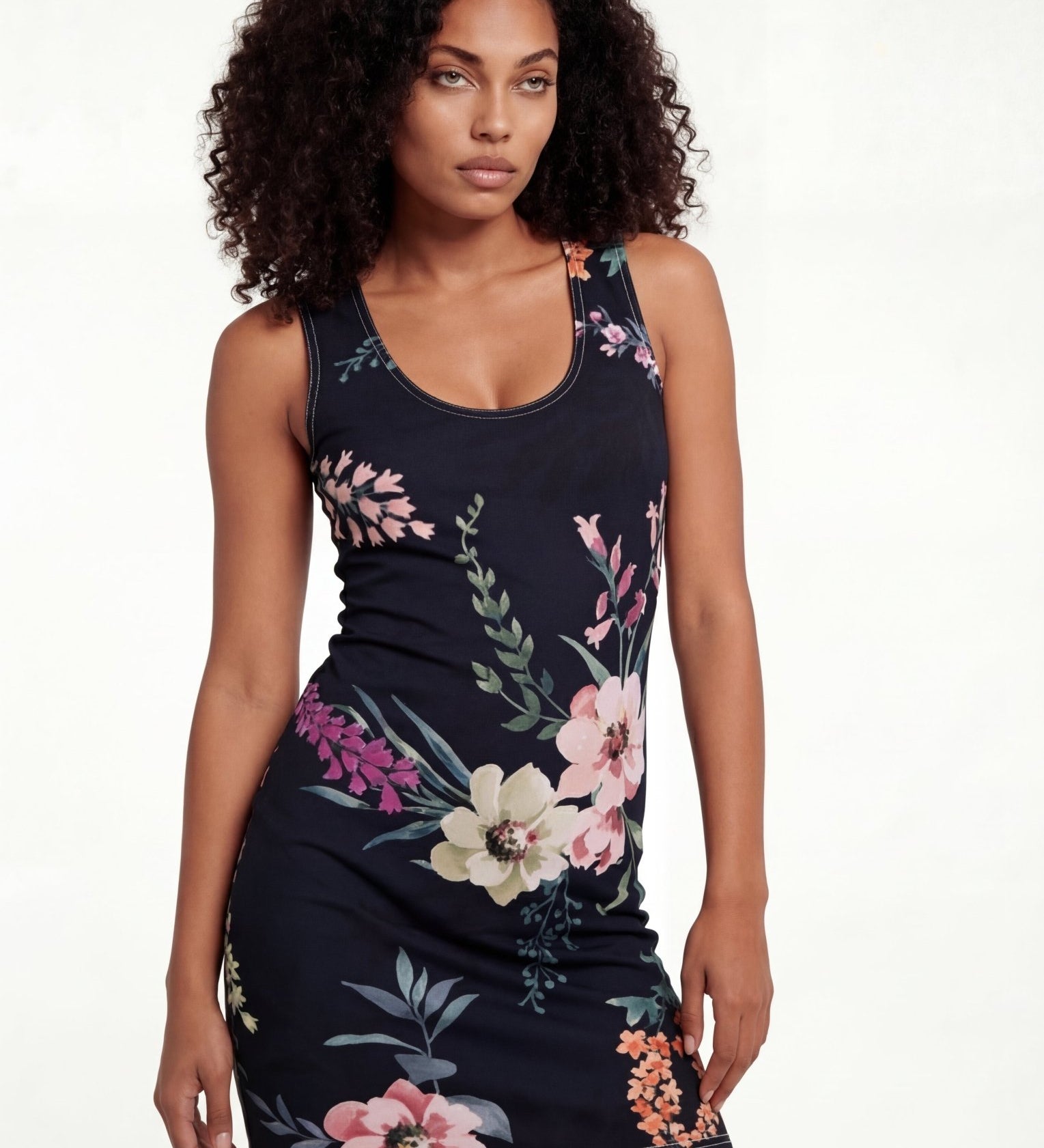 Dark Spring (Bodycon Dress - FB0082) - Trillii