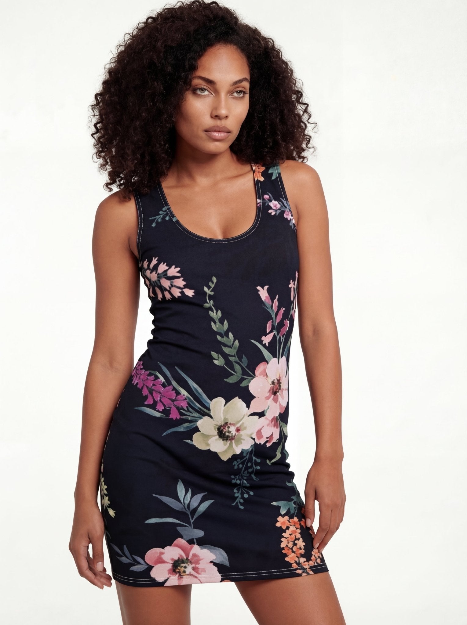 Dark Spring (Bodycon Dress - FB0082) - Trillii