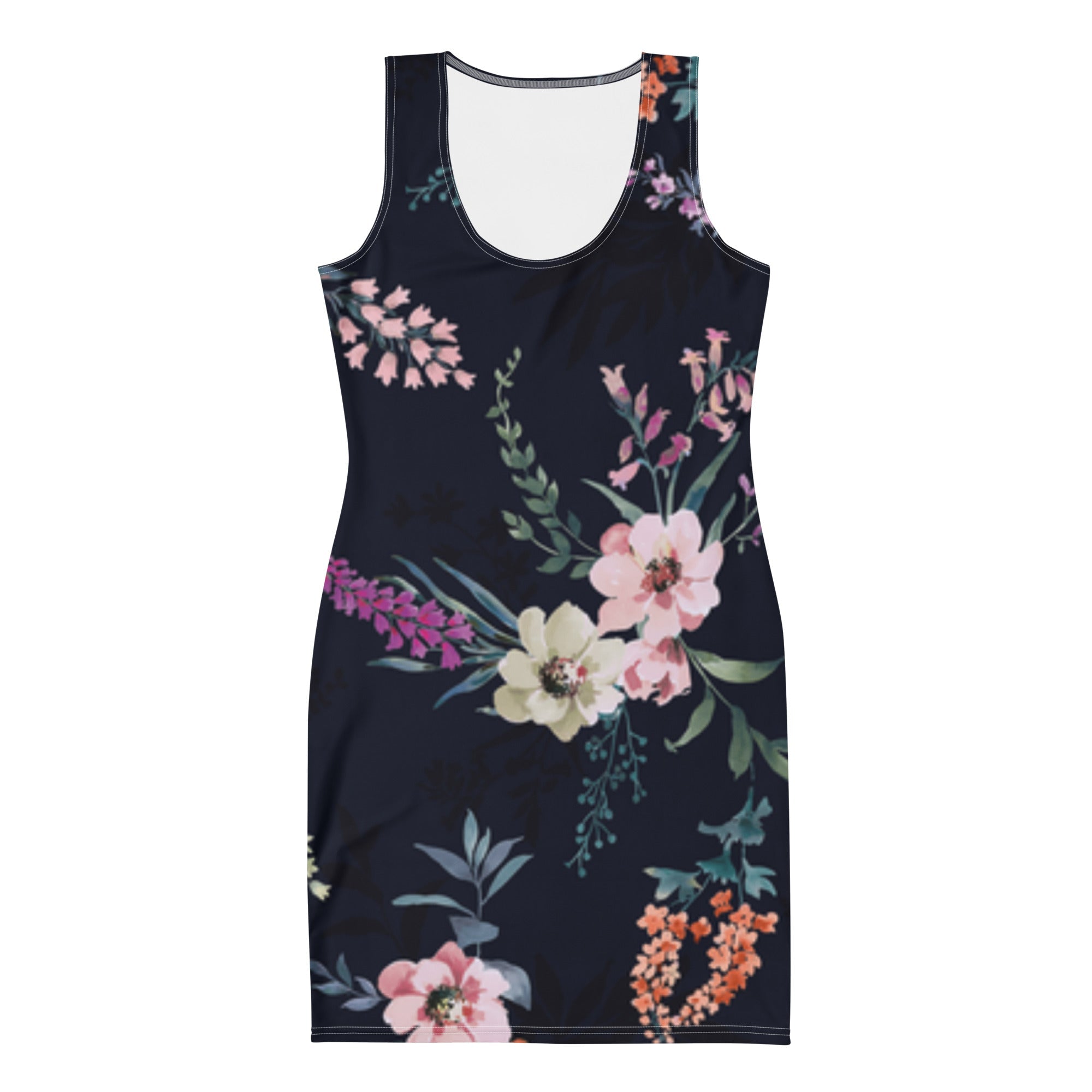 Dark Spring (Bodycon Dress - FB0082) - Trillii