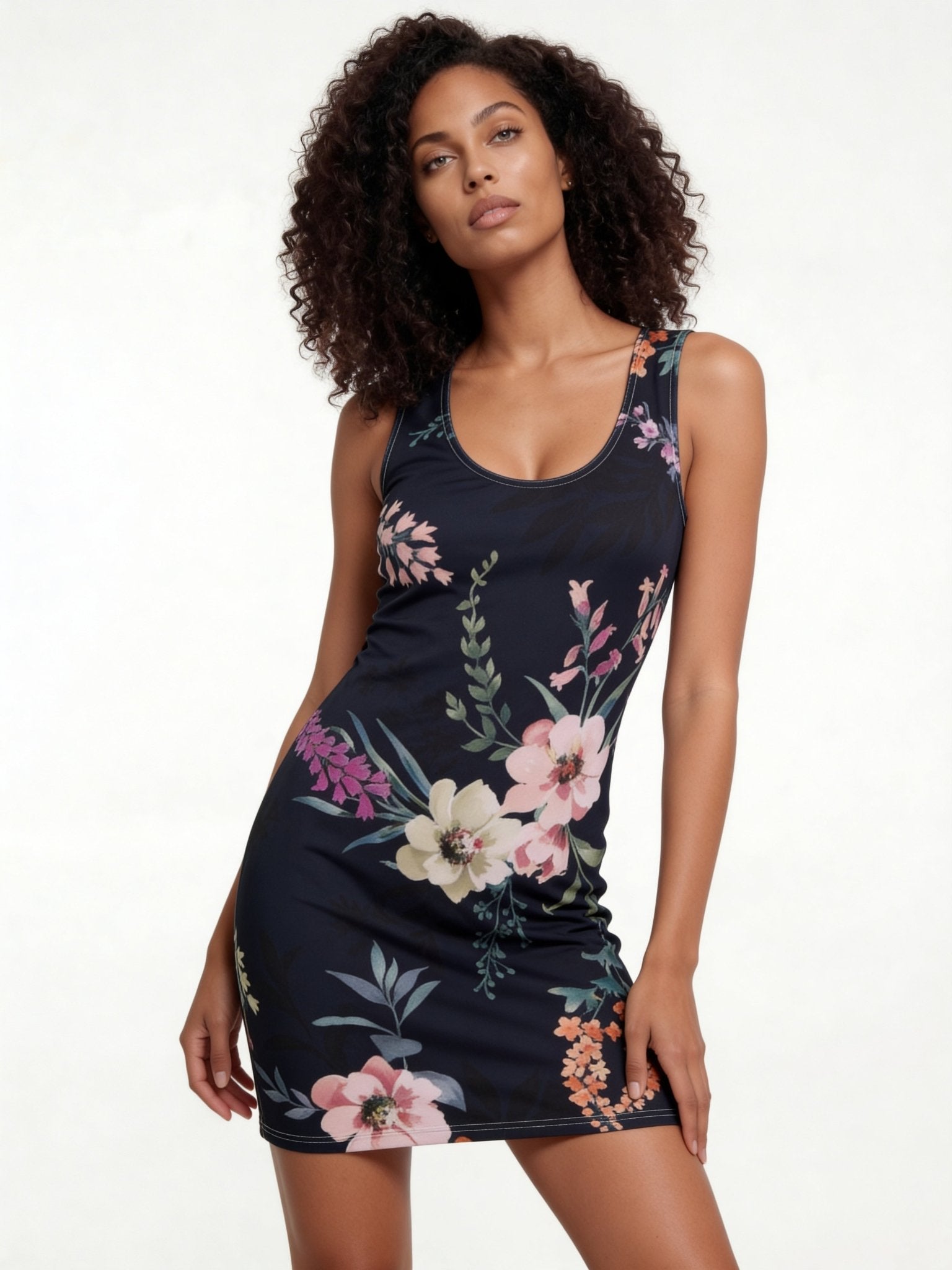 Dark Spring (Bodycon Dress - FB0082) - Trillii