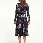 Dark Spring (Midi Dress - FB0082) - Trillii