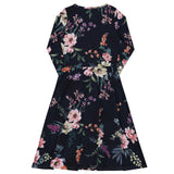 Dark Spring (Midi Dress - FB0082) - Trillii