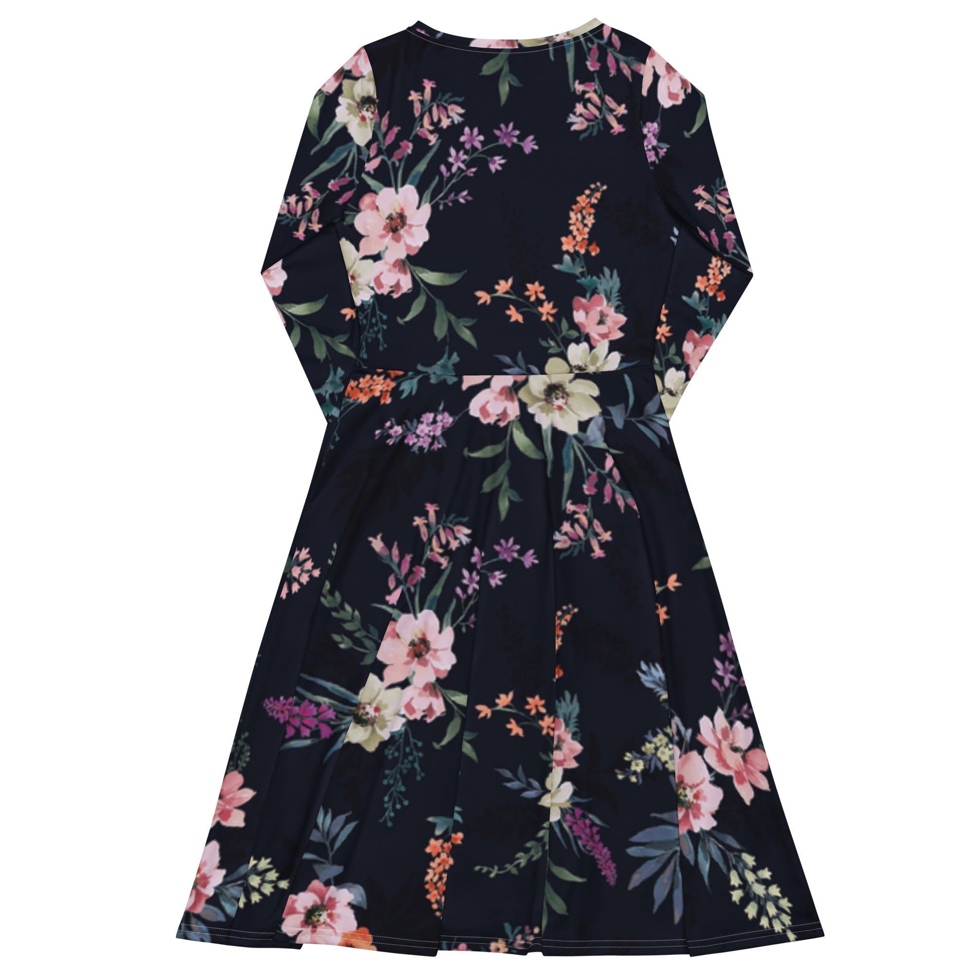 Dark Spring (Midi Dress - FB0082) - Trillii